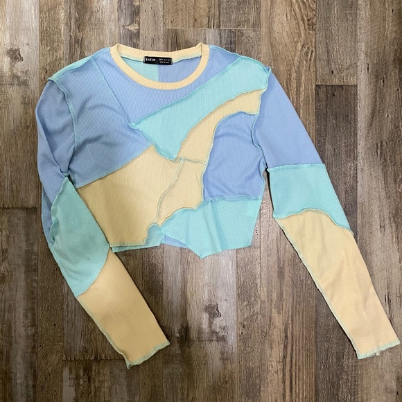 Super cute patched shein long sleeve! - Picture 3 of 5